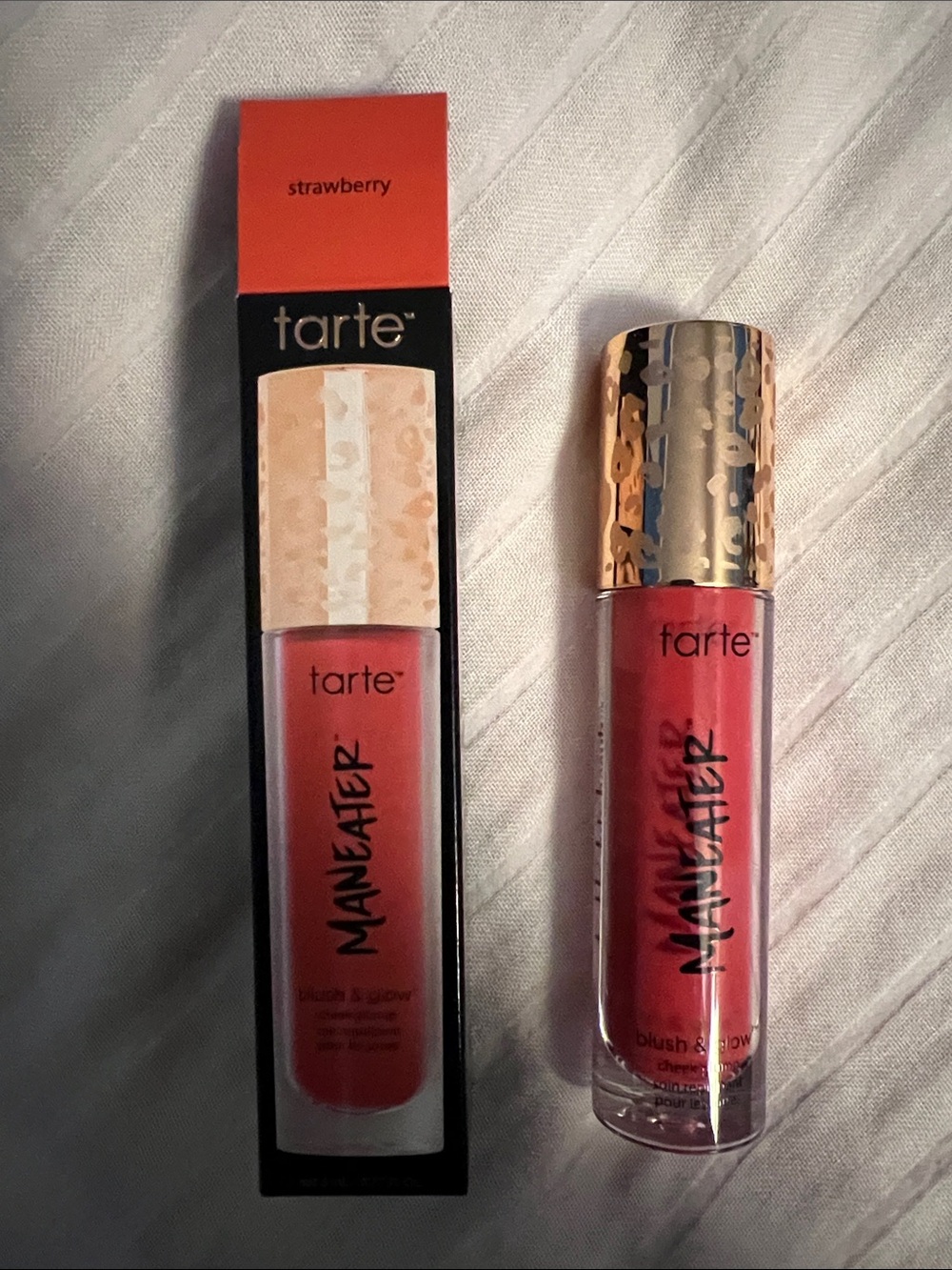 tarte Maneater Liquid Blush & Stain — Strawberry Pink-Red
